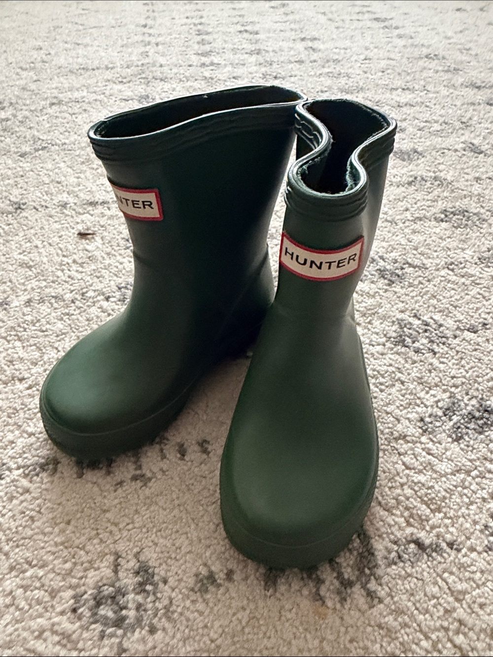 Hunter Kids Forest Green Waterproof Rain Boots